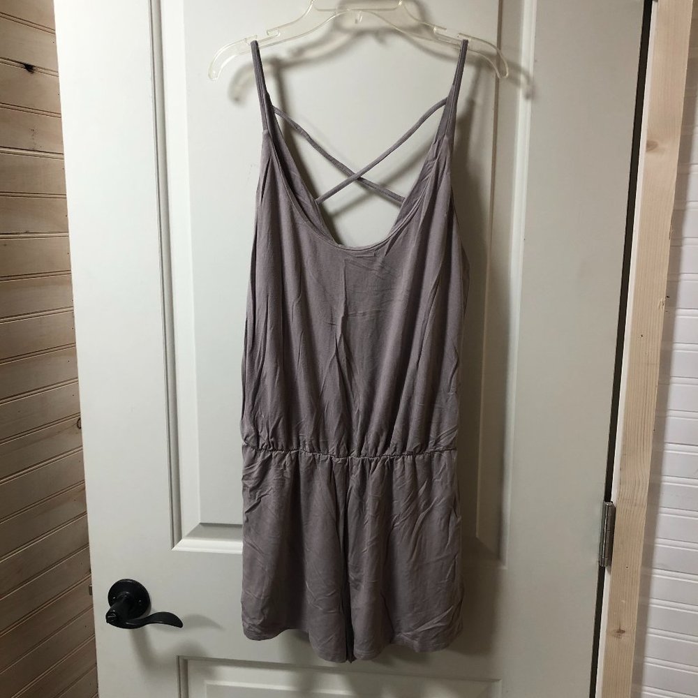 Forever 21 Gray Romper